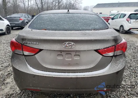 2013 Hyundai Elantra Gls from USA, damaged, VIN 5NPDH4AE0DH194498